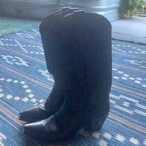 Dan Post Black Heeled Boots